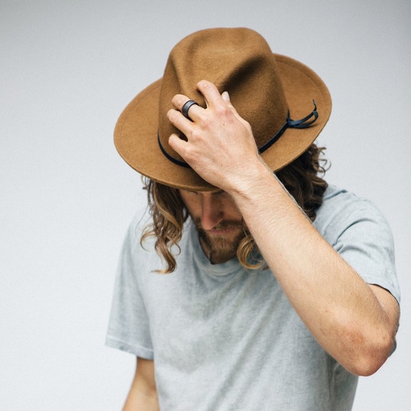 Yellow 108 Luke Fedora Caramel (Medium)